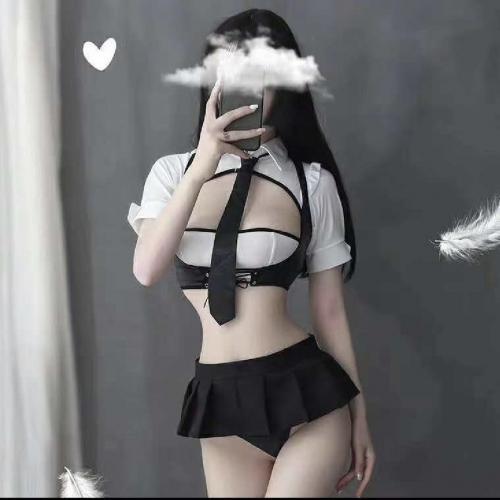 极致风骚嫩妹，火爆身材三点通粉制服诱惑 第1张